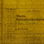 Clothing Card 3rd Reich 1944 WW2