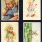 Postcard / Germany / 4 postcards - 1 lot / Feldpost / &ETH;&iexcl;hildren / Child / Reich