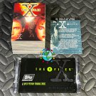 THE X-FILES SEASON 1 COMPLETE 72-CARD SET+PROMO,WRAPPER 1995 TOPPS TV SHOW XFILE