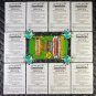 GARBAGE PAIL KIDS ANS4 COMPLETE TATTOO SET/10 ALL-NEW SERIES 4+WRAPPER adam bomb
