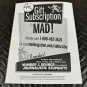 MAD MAGAZINE #39 OCT 2024 MAD SCI-FI ISSUE GPK ARTISTS+BAG/BOARD et alien x-file