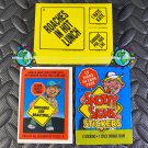 SNOTTY SIGNS 44-CARD COMPLETE SET +WRAPPER 1986 TOPPS like garbage pail kids gpk SNOTTY SIGNS 44-CARD COMPLETE SET +WRAPPER 1986 TOPPS like garbage pail kids gpk