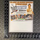 WWE HERITAGE WRESTLING CARDS DEALER PROMO TAB SELL HALF SHEET AD TOPPS 2005 W@W! WWE HERITAGE WRESTLING CARDS DEALER PROMO TAB SELL HALF SHEET AD TOPPS 2005 W@W!