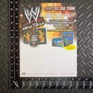 WWE WRESTLING DOG TAGS TOPPS 2007 DEALER PROMO TAB SELL HALF SHEET AD L@@K! WWE WRESTLING DOG TAGS TOPPS 2007 DEALER PROMO TAB SELL HALF SHEET AD L@@K!