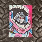 2024 DYNAMITE TRANSFORMERS 40TH ANNIVERSARY GNAW KEN HAESER COLOR SKETCH CARD