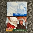 2024 CRYPTOZOIC A CHRISTMAS STORY 1 of 1 CYAN PRINTING PLATE #55 ON SANTA'S LAP