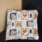 Handmade Woodland Critters Cuddle Blanket