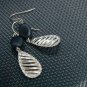 Matte Black Onyx Gemstone Drop Earrings