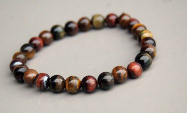 Mixed Color Tigers Eye Gemstone Bracelet
