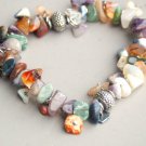 Mixed Gemstone Chip Bracelet
