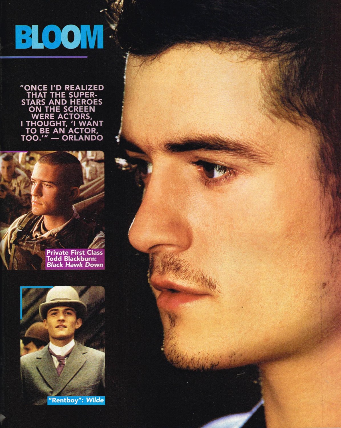 Orlando Bloom - 11" x 8" Teen Magazine Pinup Mini-Poster
