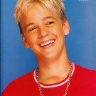 Aaron Carter - Singer - 11" x 8" Teen Magazine Pinup Mini-Poster   2002  RIP