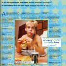 Aaron Carter - Singer - 11" x 8" Teen Magazine Pinup Mini-Poster 2002 RIIP