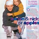 Aaron Nick Carter - Singer - 11" x 8" Teen Magazine Pinup Mini-Poster