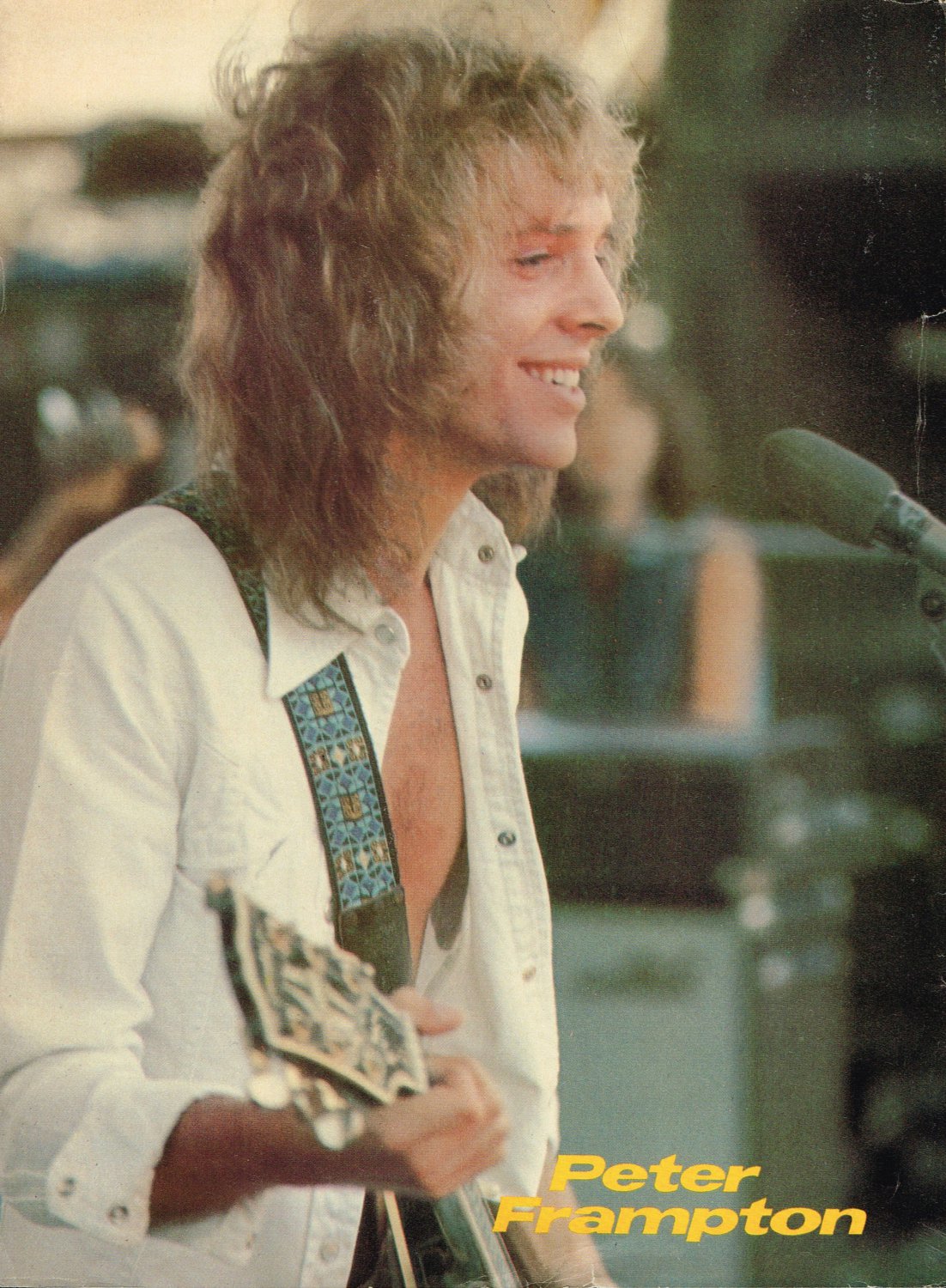 Peter Frampton - Singer - 11" x 8" Teen Magazine Pinup Mini-Poster