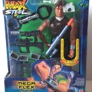 MAX STEEL  MEGA FLEX  ACTION FIGURE MATTEL 2001 -  NEW -  VERY RARE       ref:02