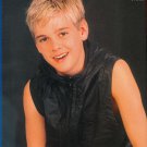 Aaron Carter barefoot Angel 11" x 8" Teen Magazine Pinup Mini Poster Clipping 45