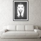 Drake Portrait,Drake Print,Drake Painting,Drake Home Decor Wall Art