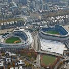 YANKEE STADIUM NEW & OLD 8X10 PHOTO BASEBALL PICTURE NEW YORK YANKEES NY MLB
