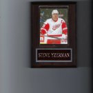 STEVE YZERMAN PLAQUE DETROIT RED WINGS HOCKEY NHL STEVE YZERMAN PLAQUE DETROIT RED WINGS HOCKEY NHL