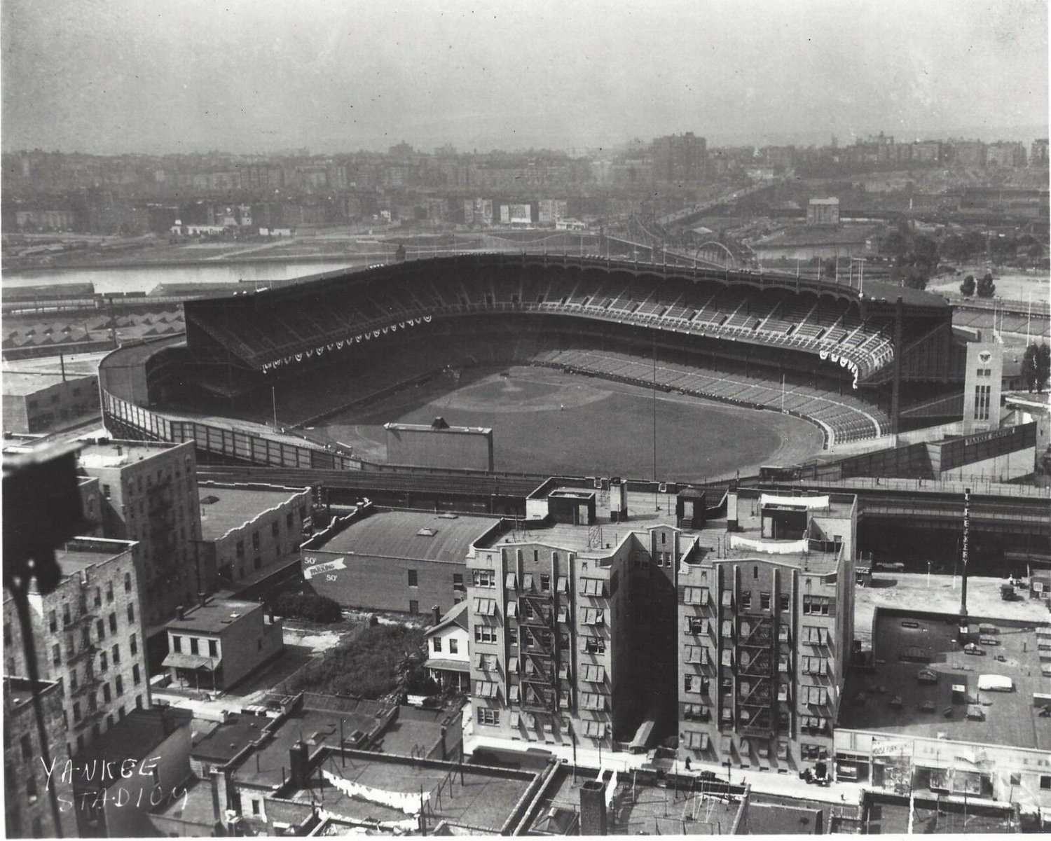 YANKEE STADIUM 1945 8X10 PHOTO BASEBALL MLB PICTURE NEW YORK YANKEES NY