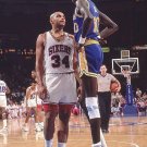 MANUTE BOL & CHARLES BARKLEY 8X10 PHOTO PHILADELPHIA 76ERS BASKETBALL NBA