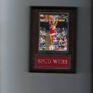 SPUD WEBB PLAQUE ATLANTA HAWKS BASKETBALL NBA SPUD WEBB PLAQUE ATLANTA HAWKS BASKETBALL NBA