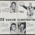 1959 HARLEM GLOBETROTTERS 8X10 TEAM PHOTO BASKETBALL PICTURE MEADOWLARK WILT