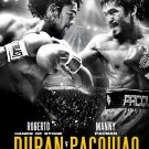 ROBERTO DURAN vs MANNY PACQUIAO 8X10 PHOTO BOXING POSTER PICTURE ROBERTO DURAN vs MANNY PACQUIAO 8X10 PHOTO BOXING POSTER PICTURE