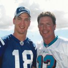 PEYTON MANNING & DAN MARINO 8X10 PHOTO INDIANAPOLIS COLTS NFL FOOTBALL DOLPHINS PEYTON MANNING & DAN MARINO 8X10 PHOTO INDIANAPOLIS COLTS NFL FOOTBALL DOLPHINS