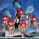 SAN FRANCISCO 49ers 4 SUPER BOWL 8X10 TEAM PHOTO FOOTBALL NFL PICTURE NINERS SAN FRANCISCO 49ers 4 SUPER BOWL 8X10 TEAM PHOTO FOOTBALL NFL PICTURE NINERS