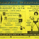 ANDRE THE GIANT 8X10 POSTER PHOTO WRESTLING PICTURE WWF NICK BOCKWINKEL ANDRE THE GIANT 8X10 POSTER PHOTO WRESTLING PICTURE WWF NICK BOCKWINKEL
