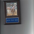 MINE THAT BIRD PLAQUE HORSE RACING KENTUCKY DERBY MAGAZINE PHOTO PLAQUE RARE !! MINE THAT BIRD PLAQUE HORSE RACING KENTUCKY DERBY MAGAZINE PHOTO PLAQUE RARE !!