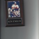 KEN STABLER PLAQUE OAKLAND RAIDERS LA FOOTBALL NFL KEN STABLER PLAQUE OAKLAND RAIDERS LA FOOTBALL NFL