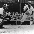 JOSH GIBSON 8X10 PHOTO HOMESTEAD GRAYS NEGRO LEAGUE BASEBALL TAKING A PITCH JOSH GIBSON 8X10 PHOTO HOMESTEAD GRAYS NEGRO LEAGUE BASEBALL TAKING A PITCH