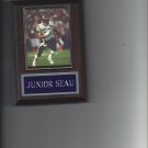 JUNIOR SEAU PLAQUE SAN DIEGO CHARGERS FOOTBALL NFL JUNIOR SEAU PLAQUE SAN DIEGO CHARGERS FOOTBALL NFL