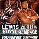 LENNOX LEWIS vs DAVID TUA 8X10 PHOTO BOXING POSTER PICTURE