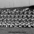1958 BALTIMORE COLTS 8X10 TEAM PHOTO FOOTBALL PICTURE NFL 1958 BALTIMORE COLTS 8X10 TEAM PHOTO FOOTBALL PICTURE NFL