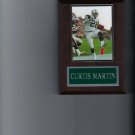 CURTIS MARTIN PLAQUE NEW YORK JETS NY FOOTBALL NFL CURTIS MARTIN PLAQUE NEW YORK JETS NY FOOTBALL NFL