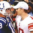 PEYTON & ELI MANNING 8X10 PHOTO INDIANAPOLIS COLTS NFL FOOTBALL NEW YORK GIANTS