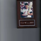 TED WILLIAMS PLAQUE BASEBALL BOSTON RED SOX MLB TED WILLIAMS PLAQUE BASEBALL BOSTON RED SOX MLB