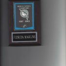 FLORIDA MARLINS WORLD SERIES BANNER PLAQUE BASEBALL CHAMPIONS CHAMPS MLB