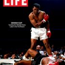 CASSIUS CLAY vs SONNY LISTON 8X10 PHOTO BOXING MAGAZINE PICTURE MUHAMMAD ALI