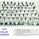 1970 DALLAS COWBOYS 8X10 TEAM PHOTO FOOTBALL PICTURE NFL 1970 DALLAS COWBOYS 8X10 TEAM PHOTO FOOTBALL PICTURE NFL