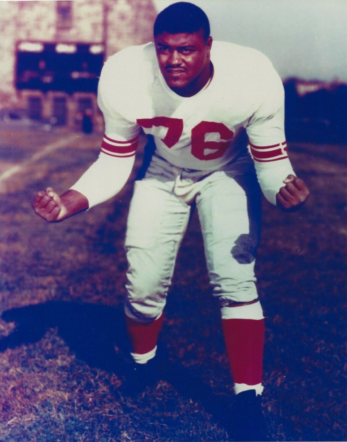ROSEY GRIER 8X10 PHOTO NEW YORK GIANTS NY NFL FOOTBALL