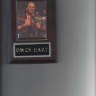 OWEN HART PLAQUE WRESTLING WWE WWF OWEN HART PLAQUE WRESTLING WWE WWF