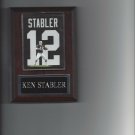 KEN STABLER JERSEY PLAQUE OAKLAND RAIDERS LA FOOTBALL NFL KEN STABLER JERSEY PLAQUE OAKLAND RAIDERS LA FOOTBALL NFL