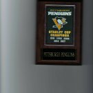 PITTSBURGH PENGUINS BANNER PLAQUE STANLEY CUP CHAMPIONS CHAMPS HOCKEY NHL PITTSBURGH PENGUINS BANNER PLAQUE STANLEY CUP CHAMPIONS CHAMPS HOCKEY NHL