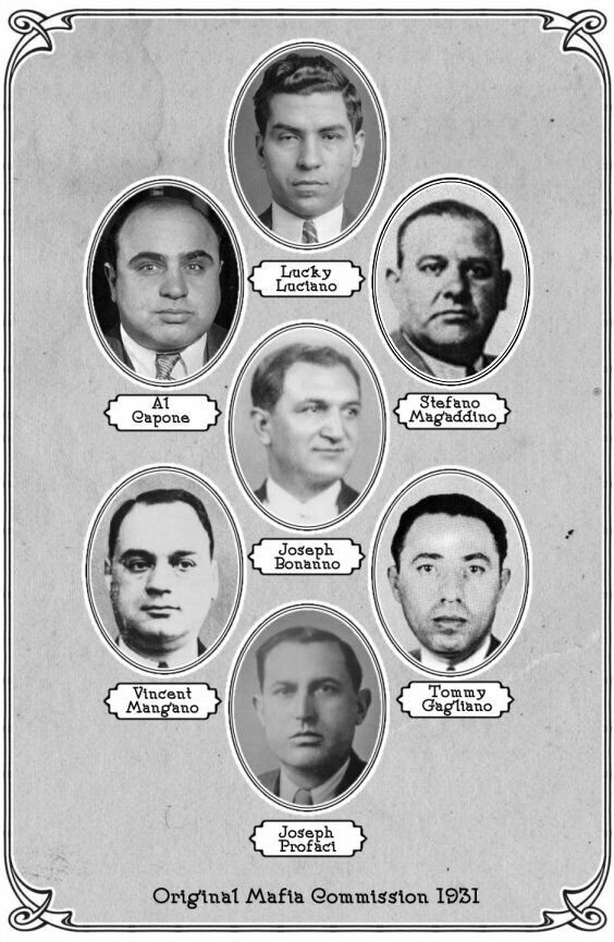MAFIA COMMISSION 8X10 PHOTO MAFIA ORGANIZED CRIME MOBSTER MOB PICTURE 1931