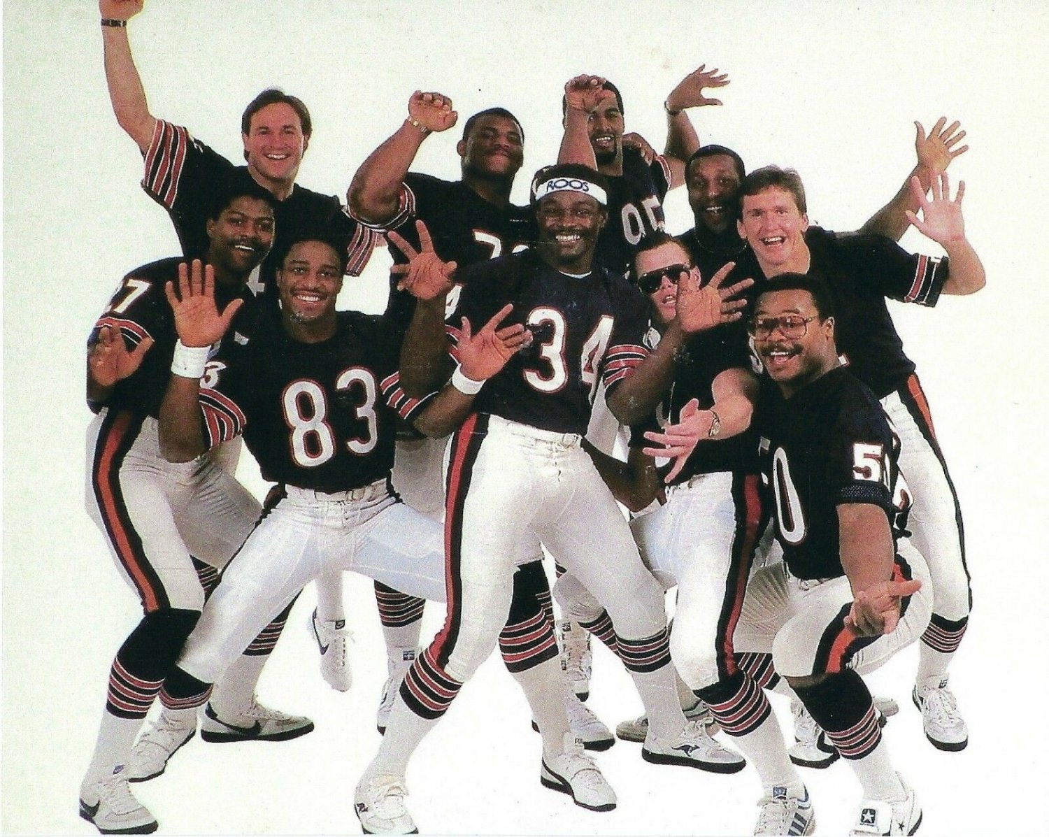 SUPER BOWL SHUFFLE 8X10 PHOTO 1985 CHICAGO BEARS SBXX PICTURE